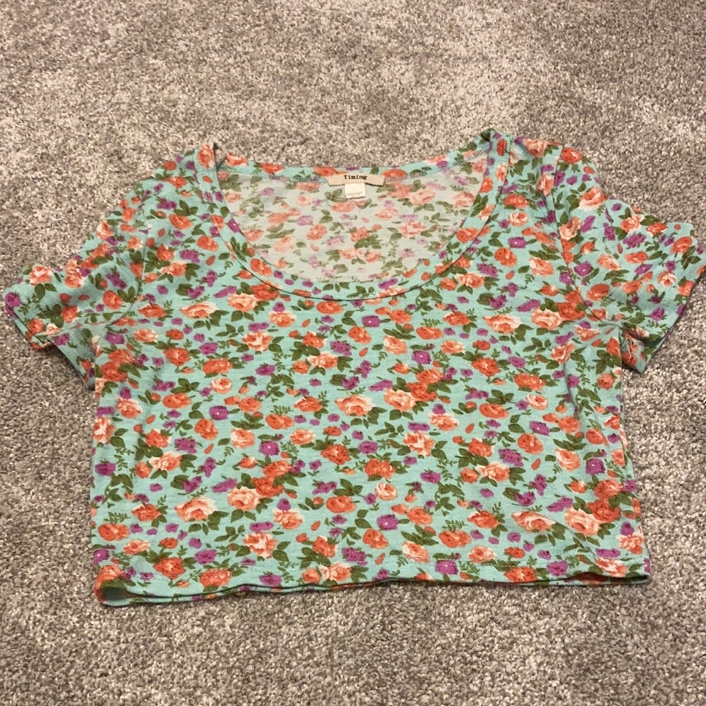 Floral Crop Top (size M runs small)